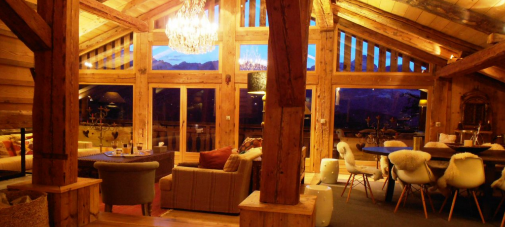 Location d'un chalet de luxe à Megève